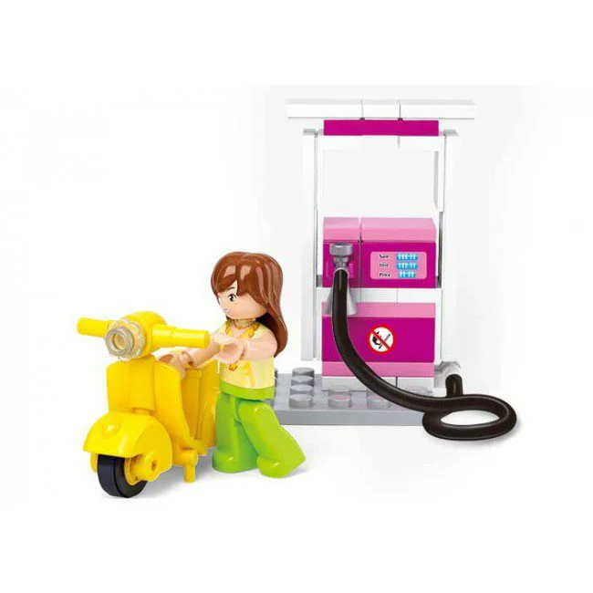 Constructor Sluban Girl's Dream Gas Station foto