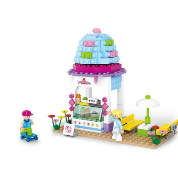 Constructor Sluban Girl's Dream Ice Cream Shop foto