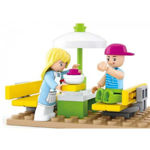 Constructor Sluban Girl's Dream Ice Cream Shop foto