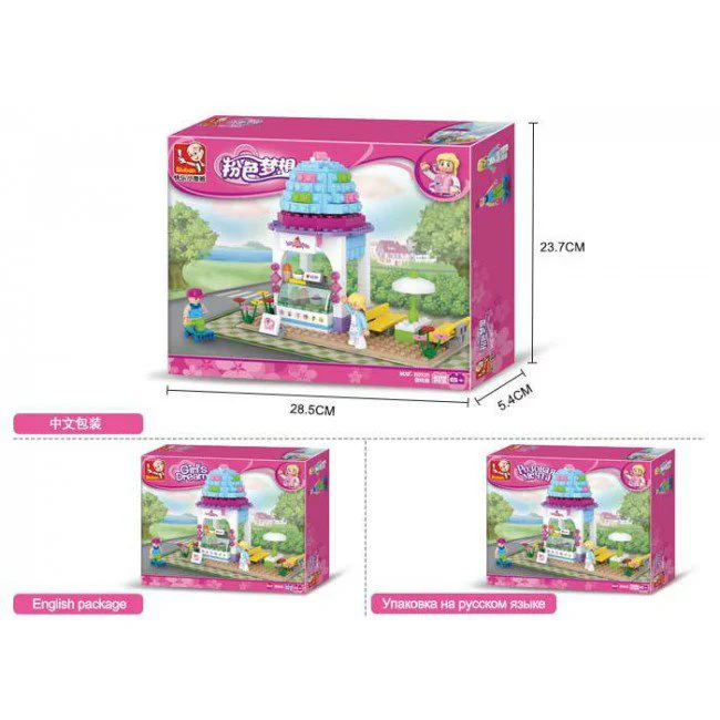 Constructor Sluban Girl's Dream Ice Cream Shop foto