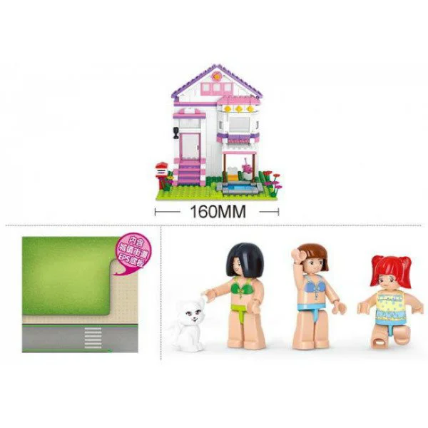 Конструктор Sluban Girl's Dream Villa with Pool