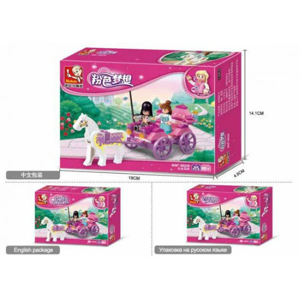 Constructor Sluban Girl's Dream Princess Horse Carriage foto