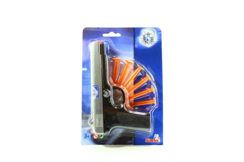 Pistol Simba cu ventuze, 22 cm foto