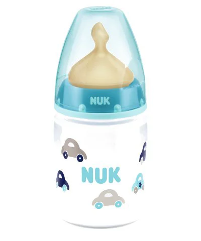 Бутылочка пластиковая NUK First Choice с латексной соской (0-6 мес.), 150 мл foto