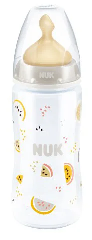 Бутылочка пластиковая NUK First Choice с латексной соской (0-6 мес.), 300 мл foto