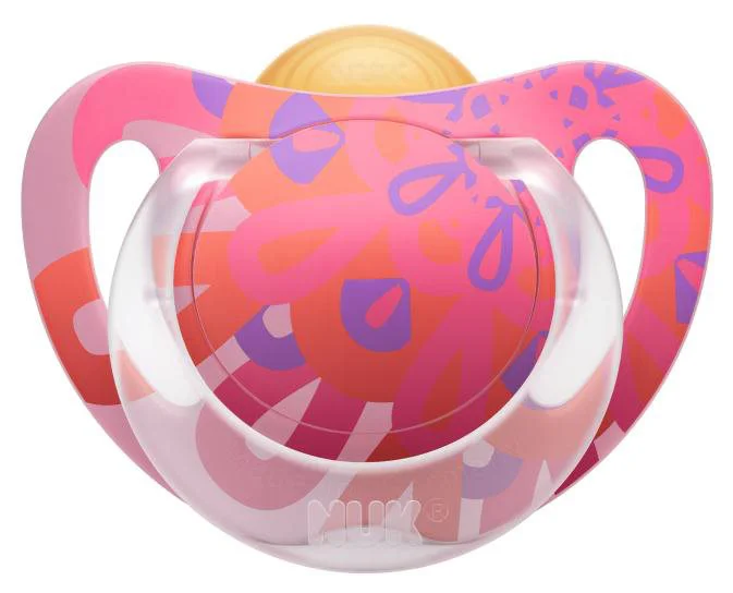 Пустышка NUK Genius Color из латекса (0-6 мес.) foto