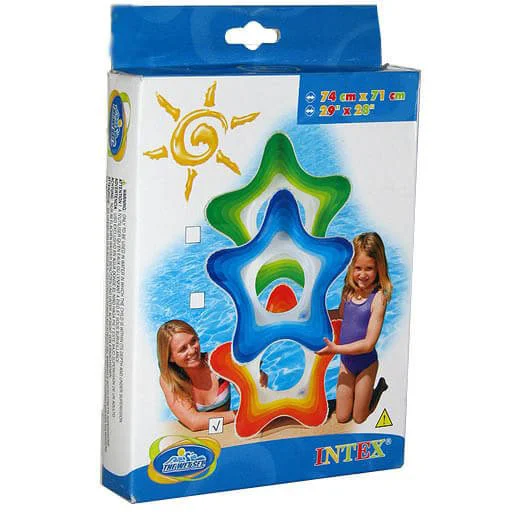 Cerc pentru inot Intex Starfish Rings foto
