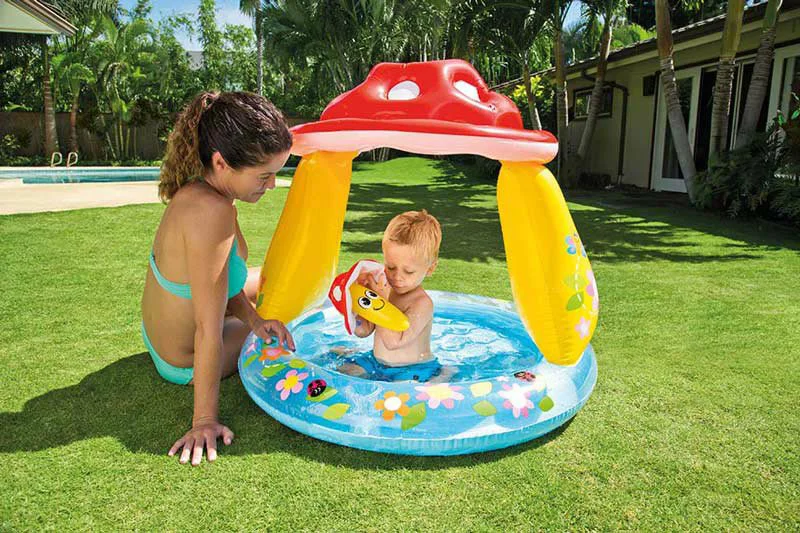 Piscina gonflabila pentru copii Intex Mushroom 102x89 cm foto