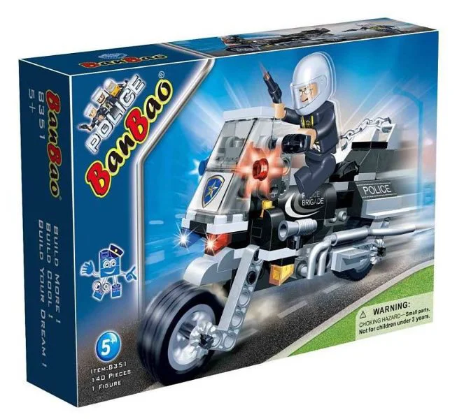 Constructor BanBao Police Motor 2 foto