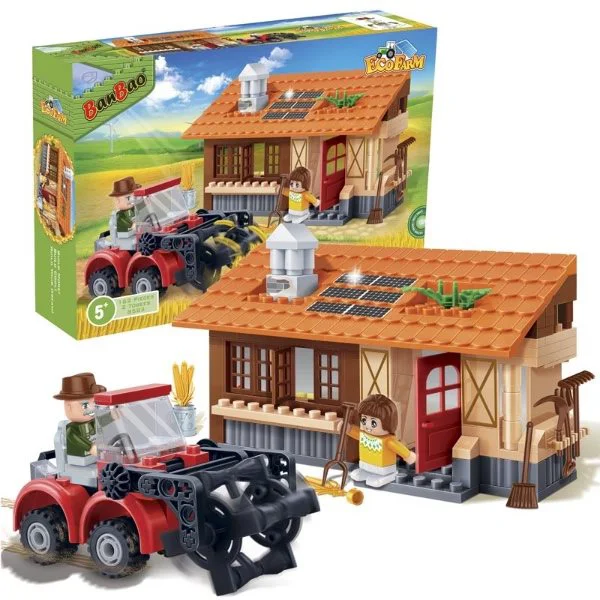 Конструктор Banbao Harvest Tractor &amp; Shed