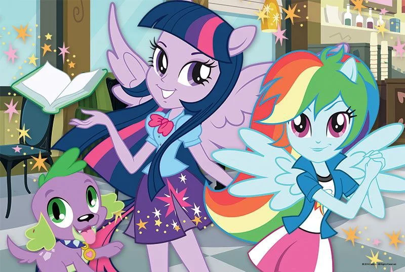 Puzzle Trefl Hasbro Equestria Girls, 260 piese foto