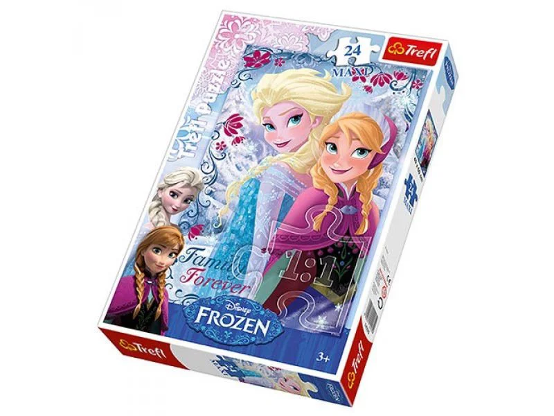 Puzzle Trefl Disney Sisters from the Frozen Land, 24 MAXI piese foto
