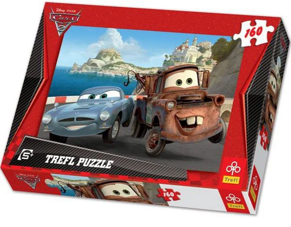 Puzzle Trefl Disney Cars 2 Mater &amp; Finn, 160 piese foto