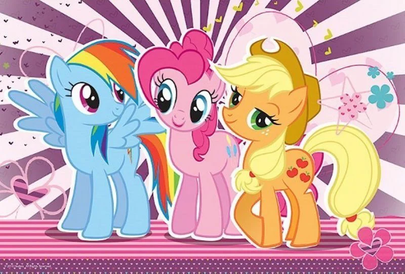 Puzzle Trefl Hasbro My little Pony, 100 piese foto
