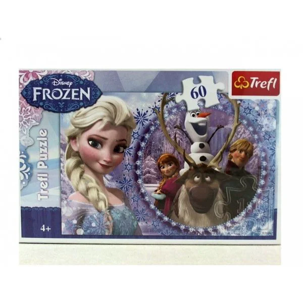 Puzzle Trefl Disney Friends from the Frozen Land, 60 piese foto