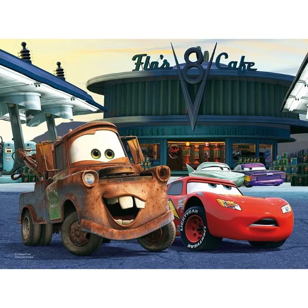 Puzzle Trefl Disney Cars At the gas station, 30 piese foto