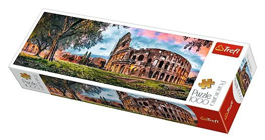 Puzzle Trefl Panorama - Colosseum at dawn, 1000 piese foto