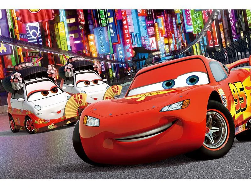 Puzzle Trefl Disney Cars Tokyo and Paris, 2 in 1 (24+48 piese) foto