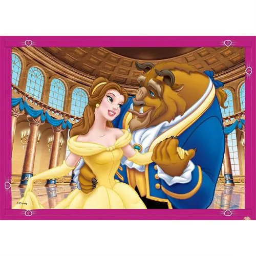 Puzzle Trefl Disney Couples in love, 4 in 1 (35+48+54+70 piese) foto