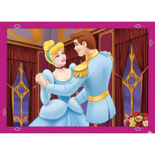 Puzzle Trefl Disney Couples in love, 4 in 1 (35+48+54+70 piese) foto