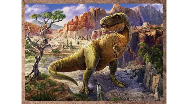 Puzzle Trefl Dinosaurs, 4 in 1 (35+48+54+70 piese) foto