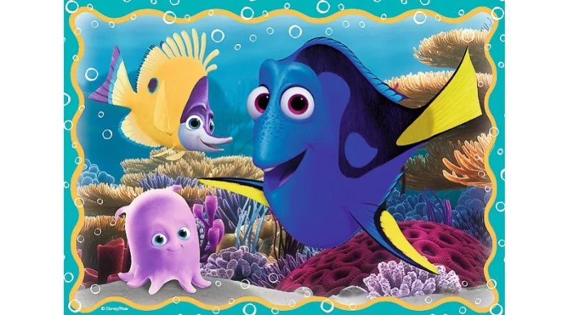 Puzzle Trefl Disney Underwater Fun - Finding Dory, 4 in 1 (35+48+54+70 piese) foto