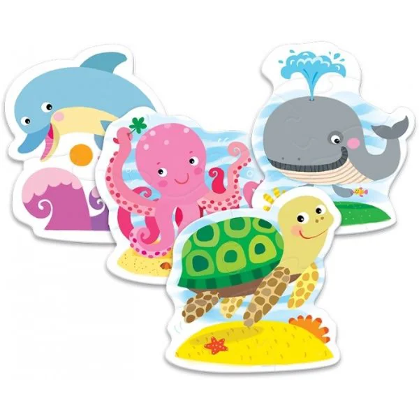 Puzzle Trefl Baby Classic - Deepsea, 4 in 1 (2+3+4+5 piese) foto