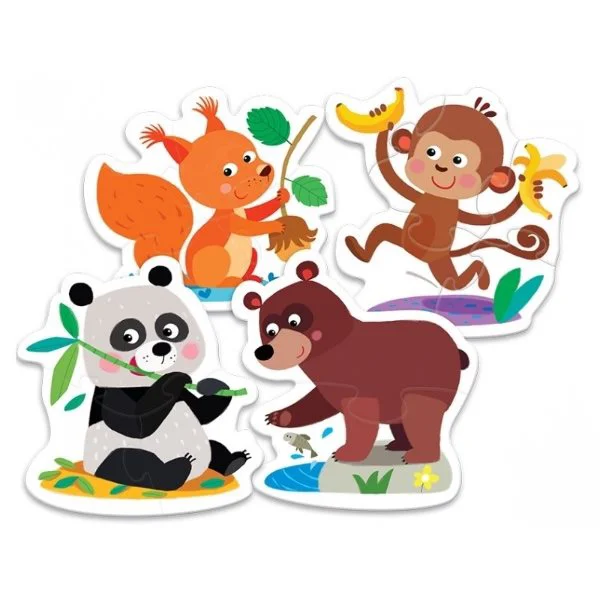 Puzzle Trefl Baby Classic - Delights, 4 in 1 (2+3+4+5 piese) foto