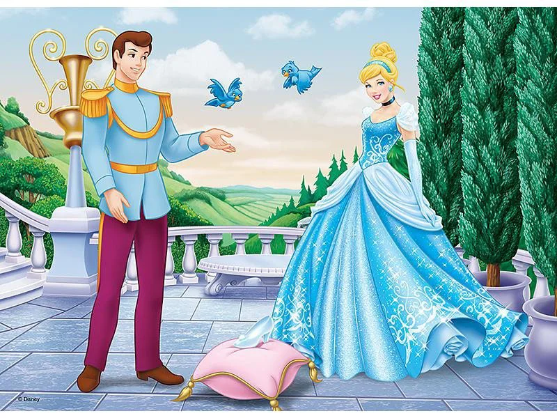 Puzzle Trefl Disney Princess, 3 in 1 (30+40+60 piese) foto