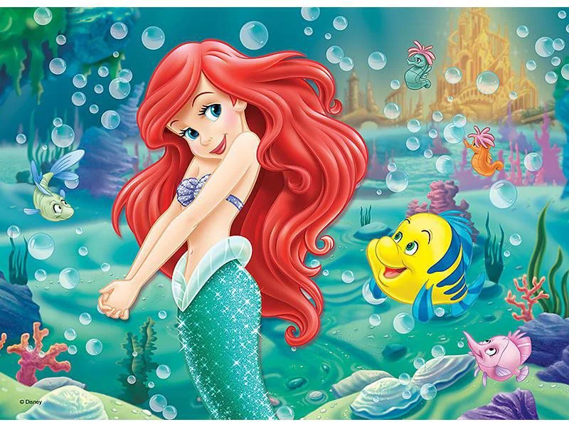 Puzzle Trefl Disney Princess, 3 in 1 (30+40+60 piese) foto