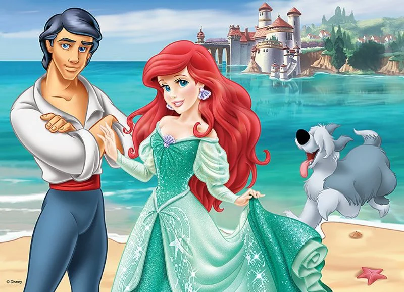 Puzzle Trefl Disney Princess, 3 in 1 (30+40+60 piese) foto