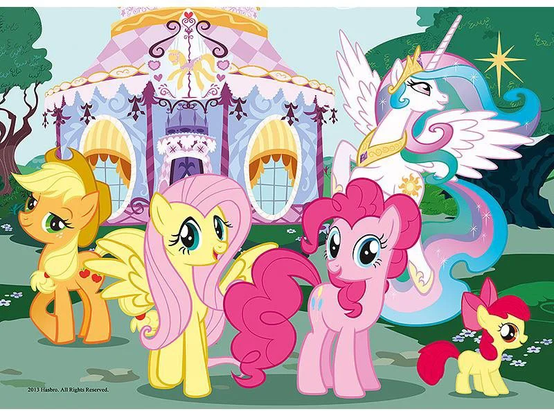 Puzzle Trefl Hasbro My little Pony, 3 in 1 (30+40+60 piese) foto