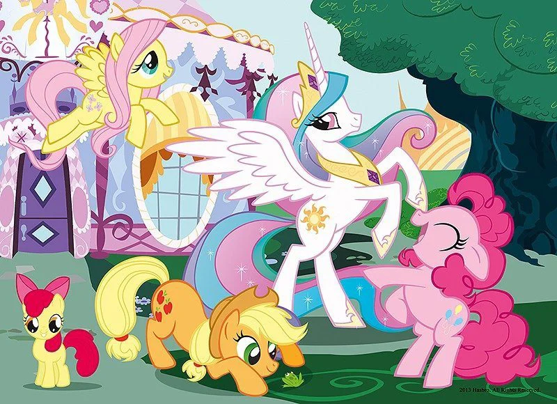 Puzzle Trefl Hasbro My little Pony, 3 in 1 (30+40+60 piese) foto