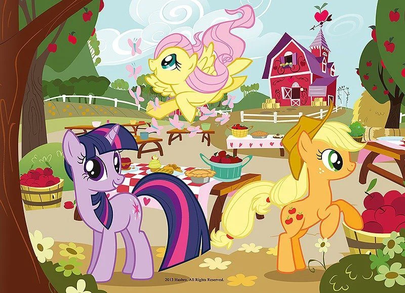 Puzzle Trefl Hasbro My little Pony, 3 in 1 (30+40+60 piese) foto