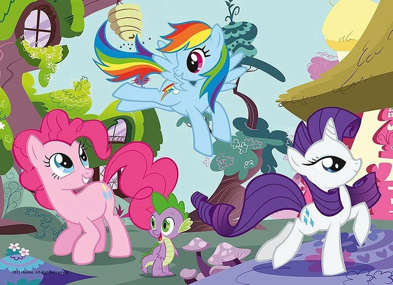 Puzzle Trefl Hasbro My little Pony, 3 in 1 (30+40+60 piese) foto