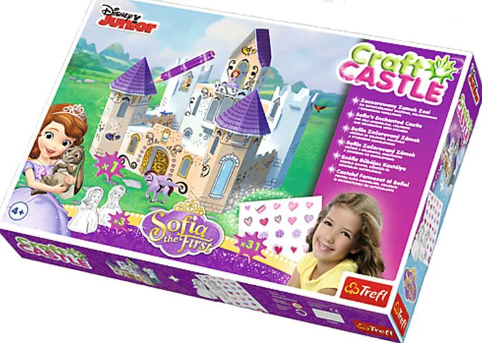 Puzzle 3D Trefl Disney Sofia the First Craft Castle foto