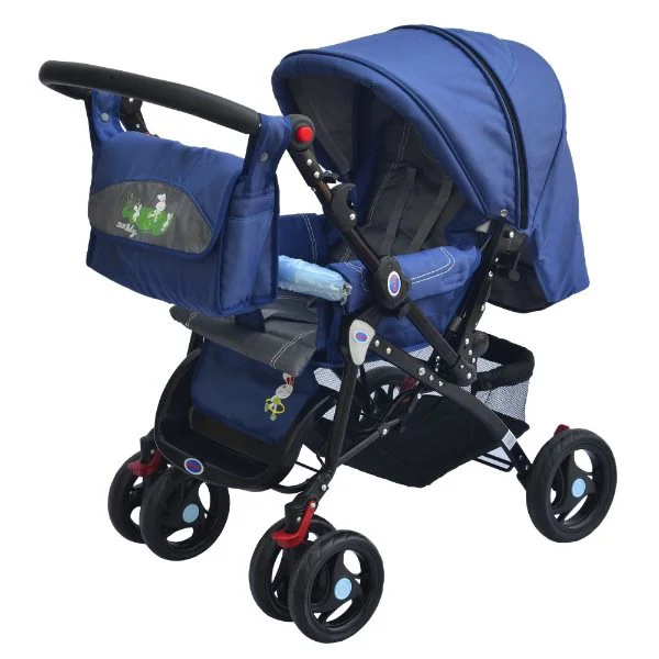 Carucior DHS Elements cu maner reversibil Albastru foto