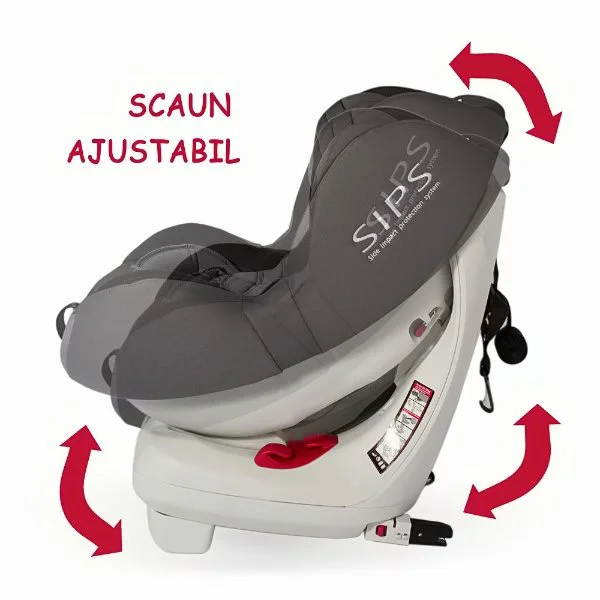 Автокресло с системой Isofix Coccolle Mira-Fix 0-18 кг Серое foto