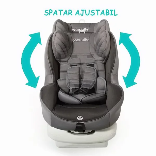 Автокресло с системой Isofix Coccolle Mira-Fix 0-18 кг Серое foto