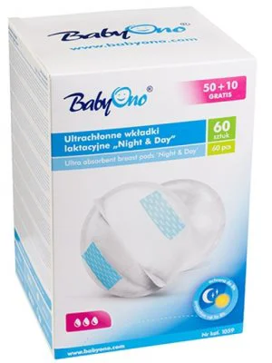 Absorbante pentru san BabyOno de zi si noapte, 60 buc. foto