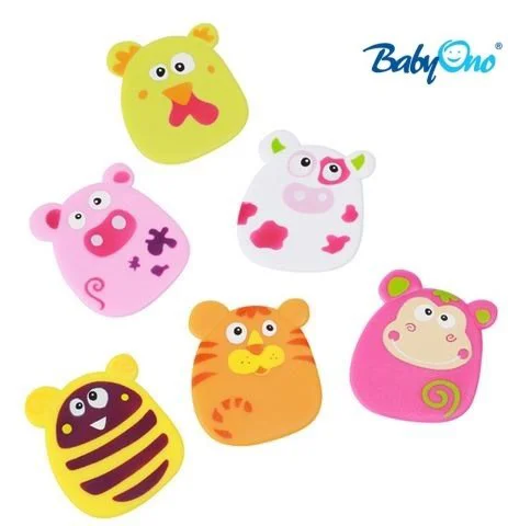 Jucarii pentru baie cu ventuze BabyOno, 6 buc. foto