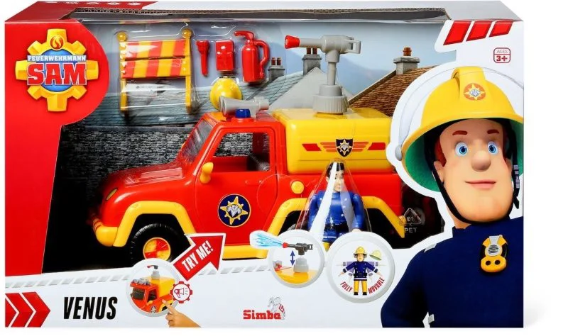 Autospeciala cu sunet si apa Fireman Sam, 19 cm foto