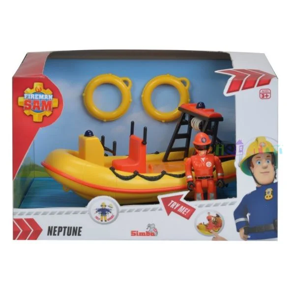 Corabie de salvare Fireman Sam cu accesorii si figurina foto