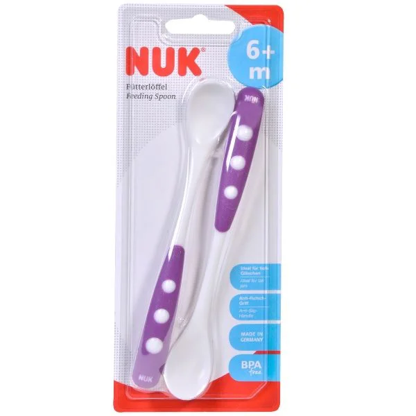 Комплект из 2 ложек NUK Easy Learning (6+ мес.) foto