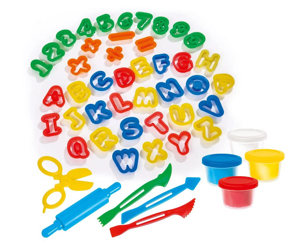 Set de creatie Simba Art&amp;Fun Plastilina "ABC si cifre", 50 buc. foto