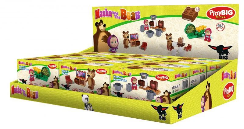 Set de constructie Simba Masa si Ursul
