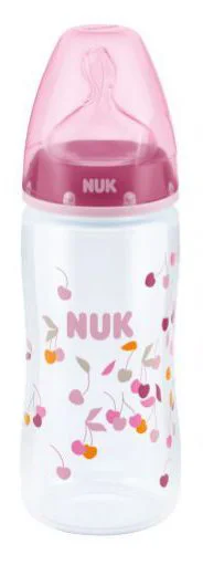 Бутылочка пластиковая NUK First Choice с силиконовой соской (0-6 мес.), 300 мл foto