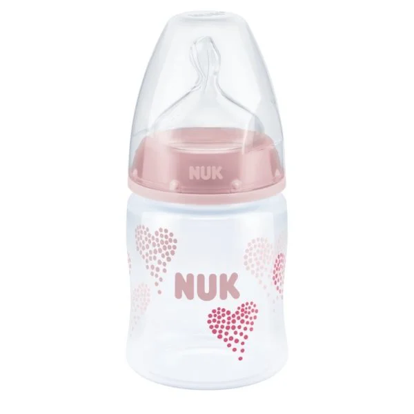 Бутылочка пластиковая NUK First Choice с силиконовой соской (0-6 мес.), 150 мл foto