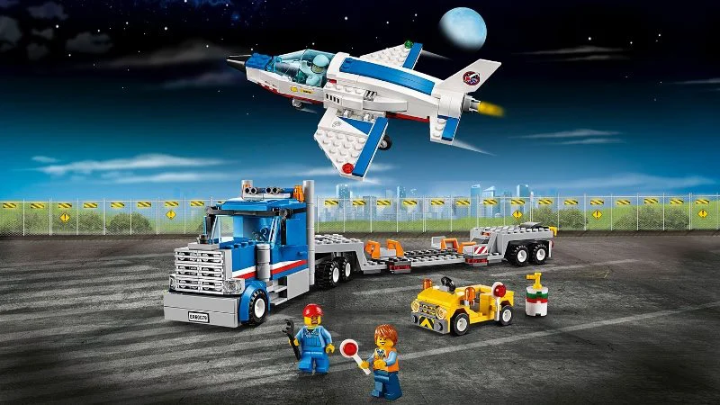 LEGO City - Training Jet Transporter foto