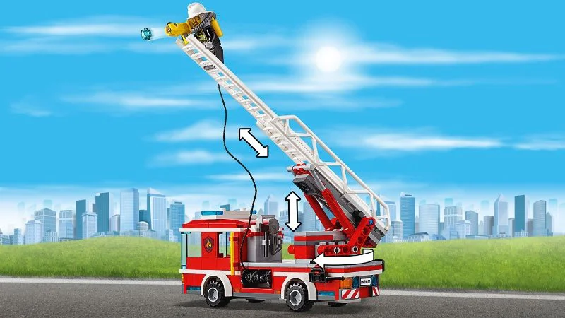 LEGO City - Пожарный автомобиль с лестницей foto